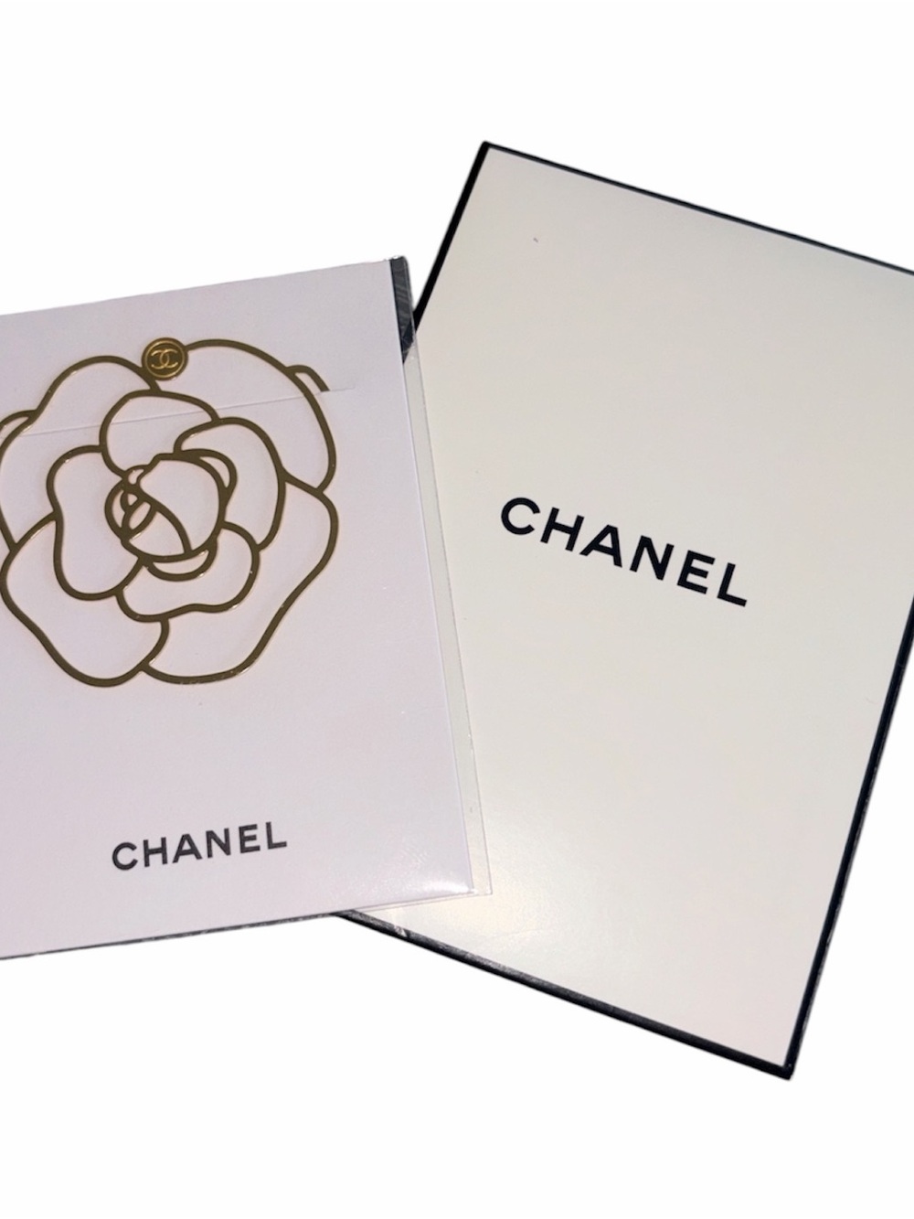 Chanel camellia bookmark